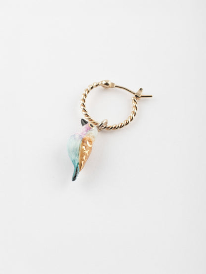 Mini orecchino a forma di uccello creolo - Venduto singolarmente