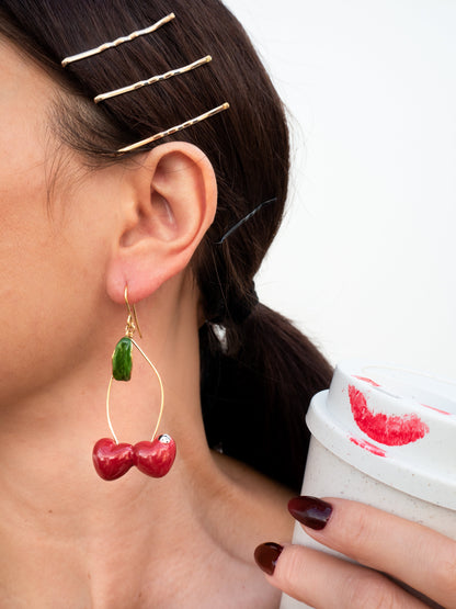 Cherry Dangle Earrings - Chérie Cherry