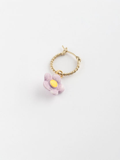 Mini créole fleur violette