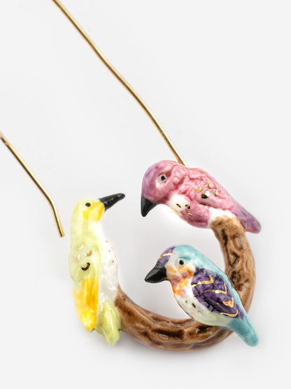 Boucles d'oreilles - Le perchoir