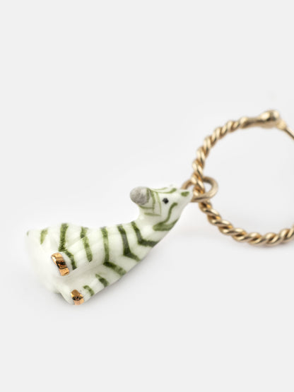 Mini créole zèbre vert - Vendue à l'unité