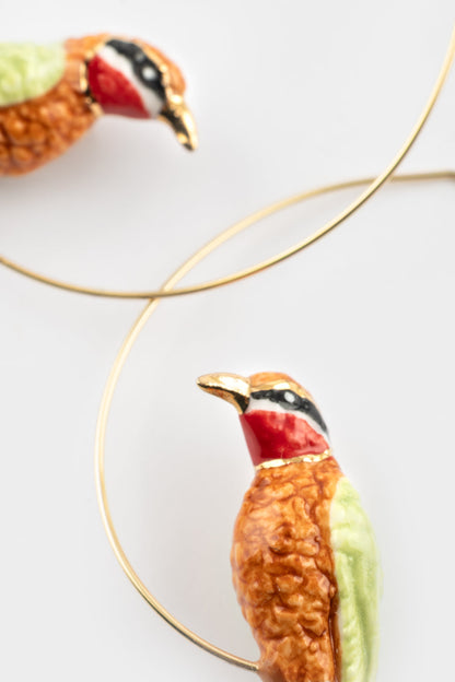 Grandes créoles guêpier d'Afrique