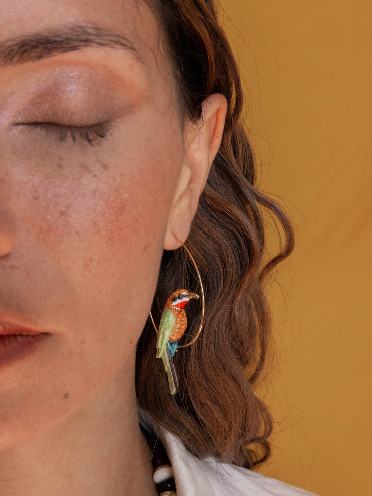 Grandes créoles guêpier d'Afrique