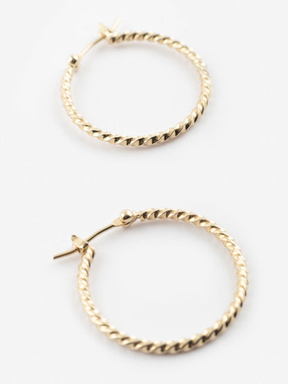 Créoles torsadées personnalisable - Mix and Match