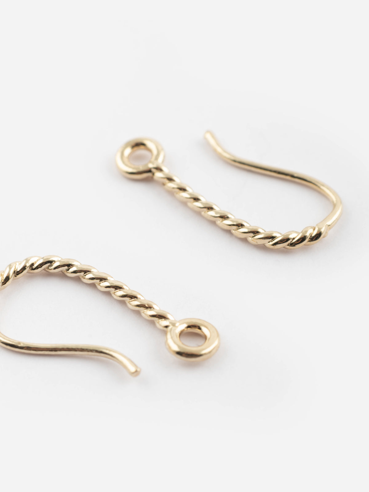 Boucles d'oreilles crochets torsadées personnalisable - Mix and Match