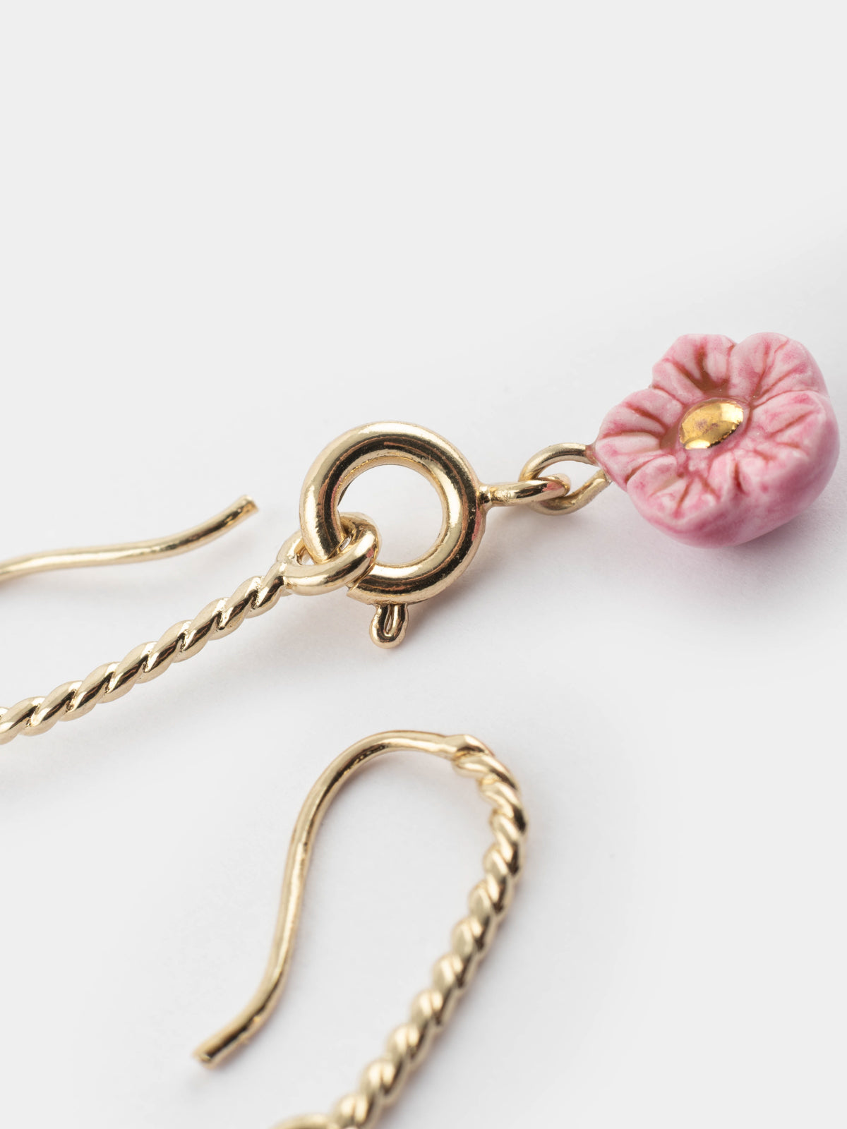 Boucles d'oreilles crochets torsadées personnalisable - Mix and Match