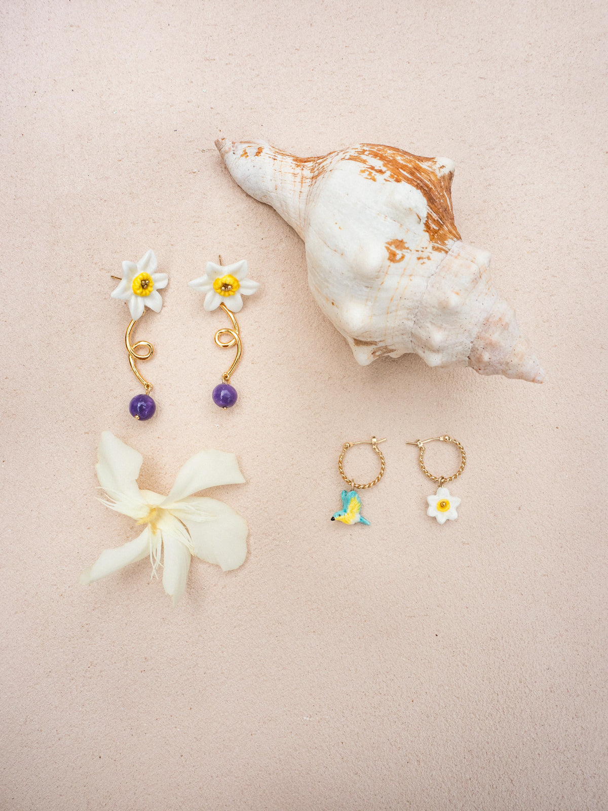 Mini créole Oiseau Paruline bleue  - Vendue à l'unité