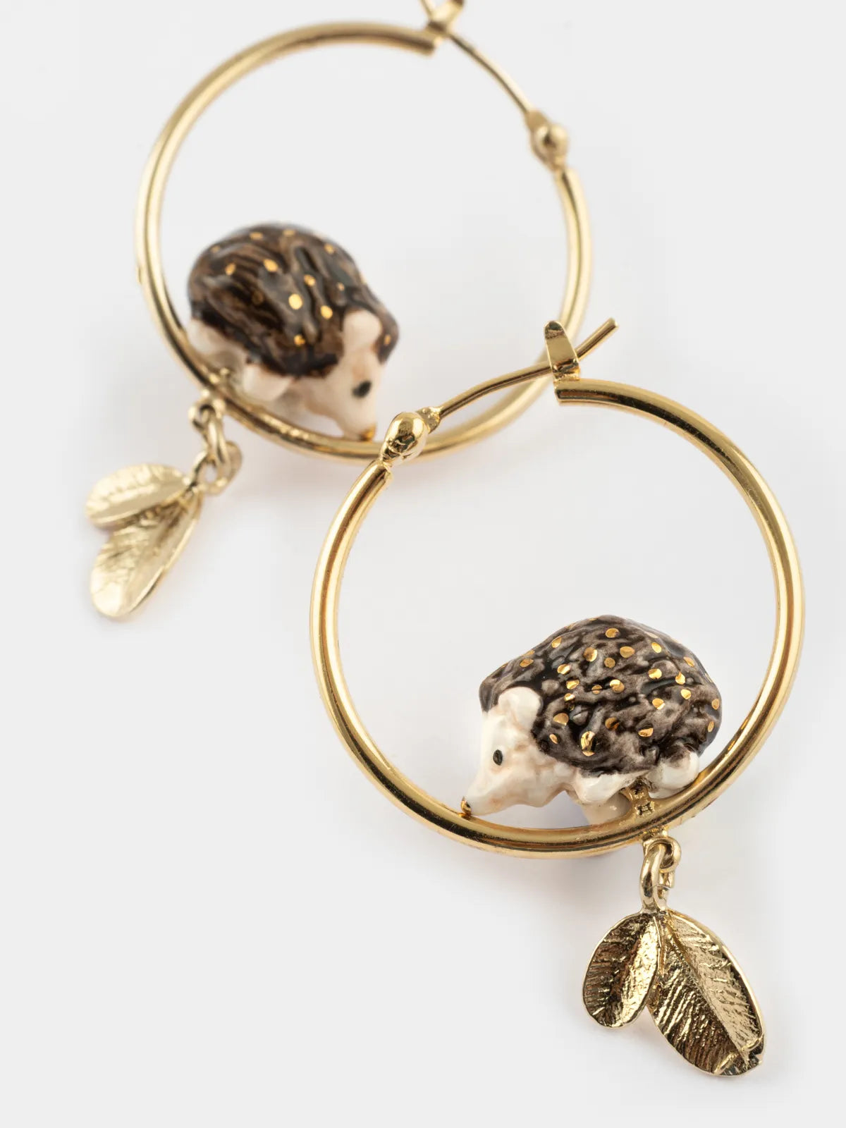 Petites créoles rondes hérisson