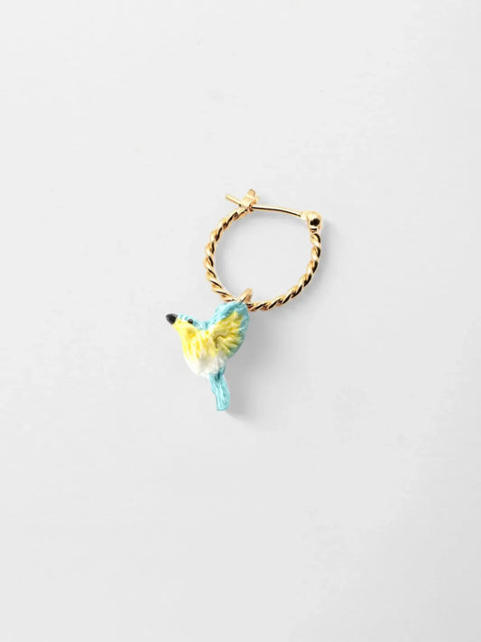 Mini créole Oiseau Paruline bleue  - Vendue à l'unité