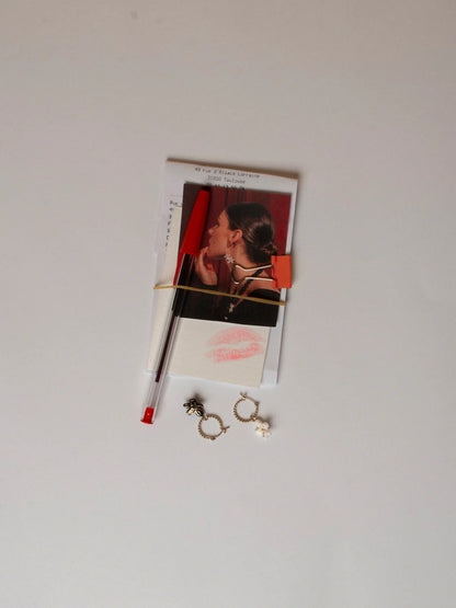 Mini créoles fleur d'Erine - vendue à l'unité