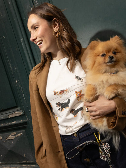 T-shirt Olga - Promenade de chiens