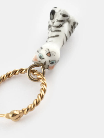 Mini abito creolo con gatto soriano - Venduto singolarmente