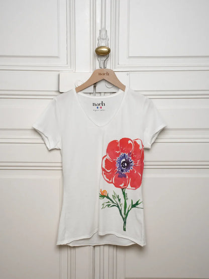 T-shirt Victor - Anémone