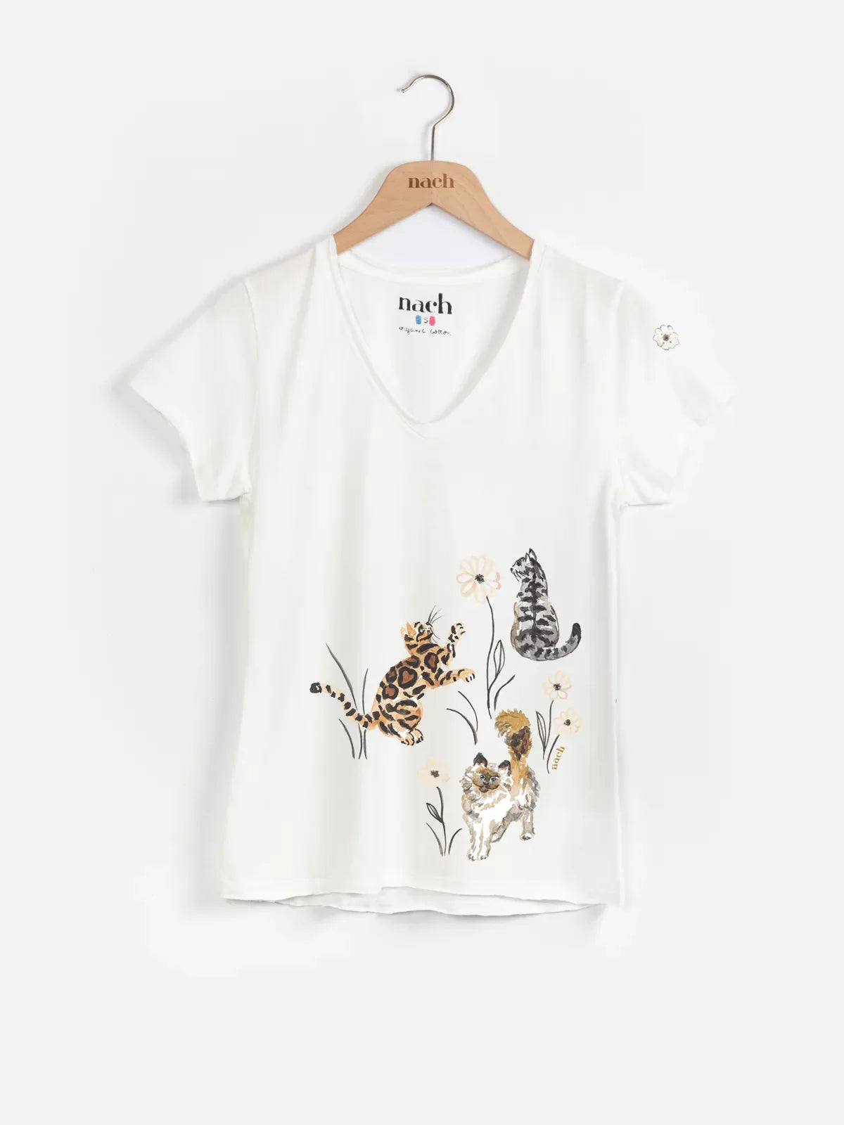 T-shirt Victor - Chats dans l'herbe