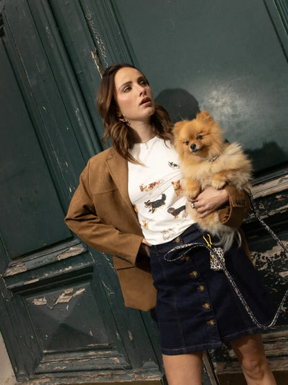 T-shirt Olga - Promenade de chiens
