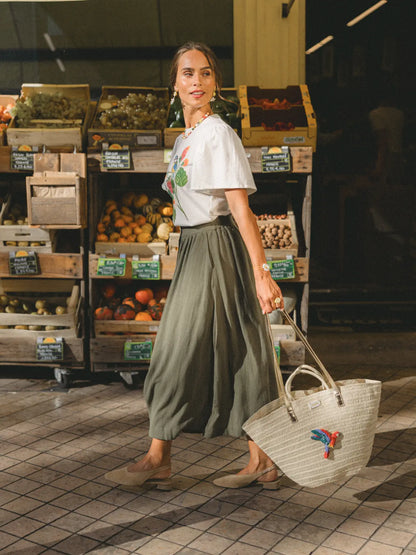 Maglietta con maniche a palloncino - Fragole e cincia