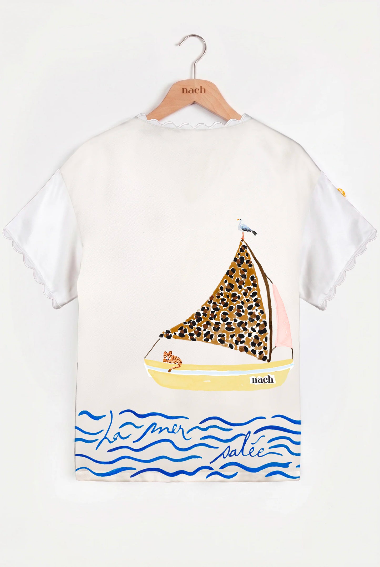 Tee-shirt soie - Méditerranée