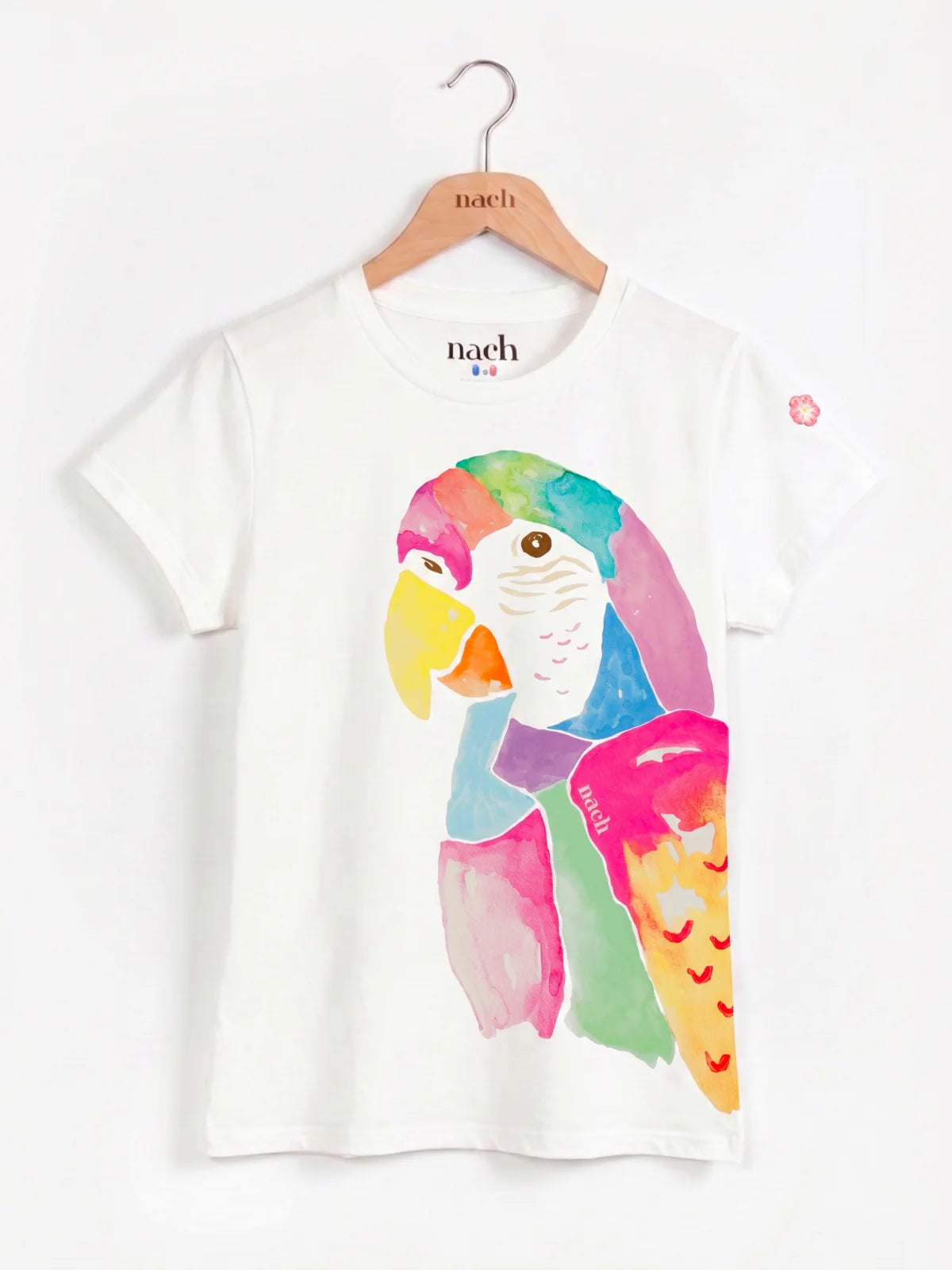 Olga T-shirt - Colorful Parrot