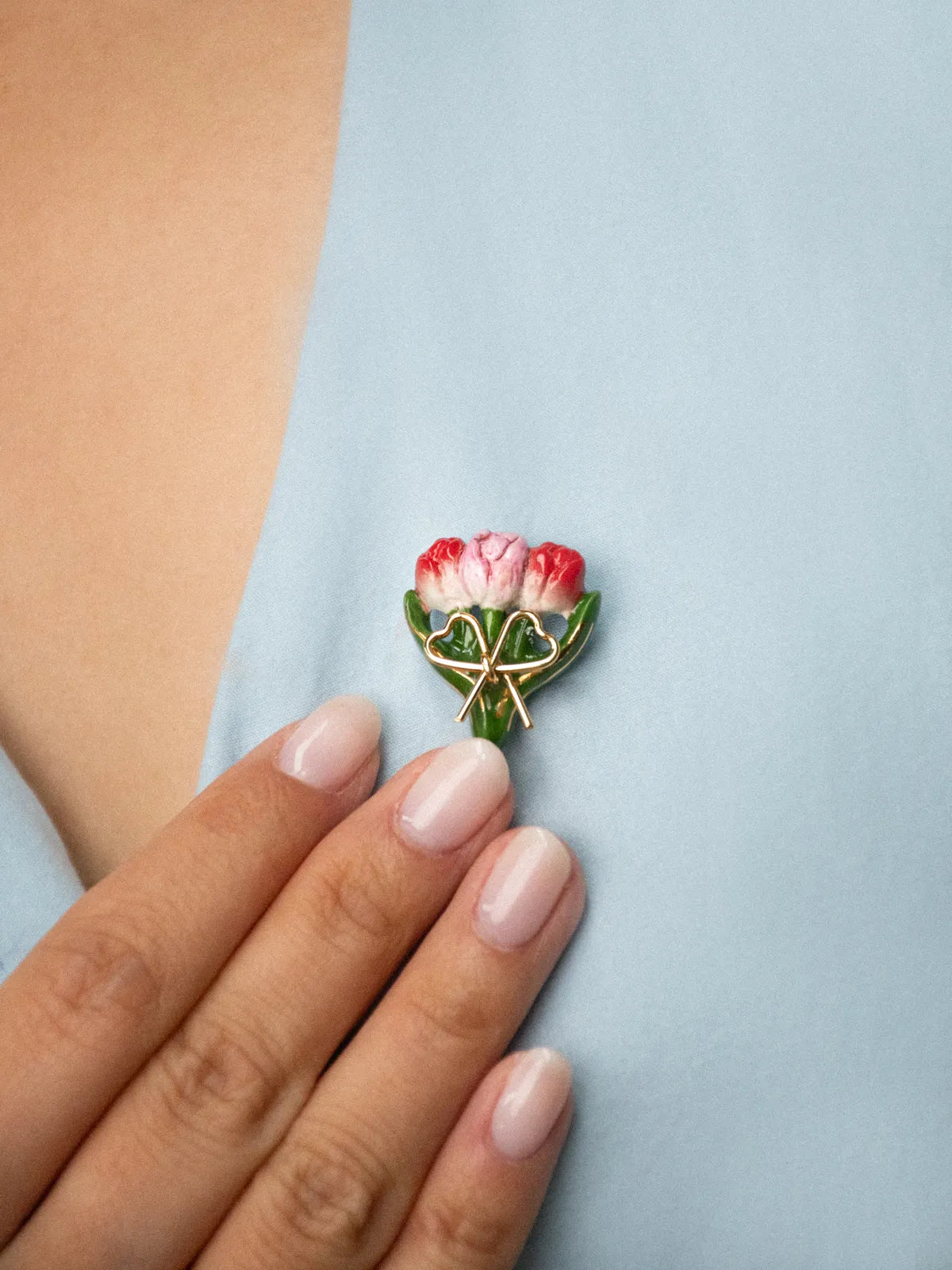 Pin's bouquet de tulipes