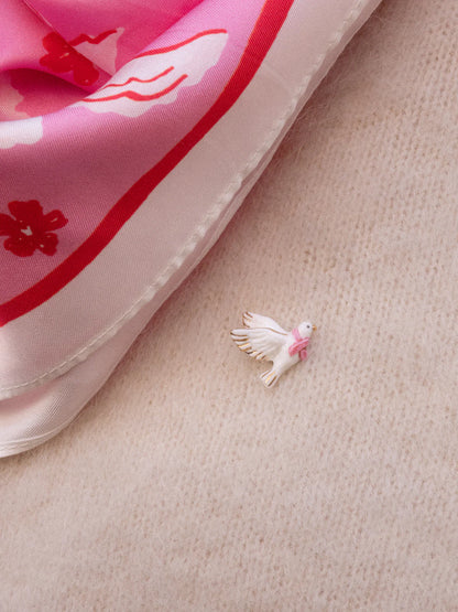 Dove pin - Pink October