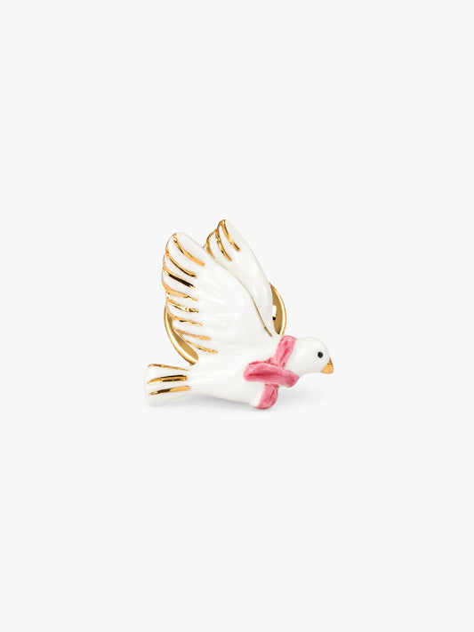 Dove pin - Pink October