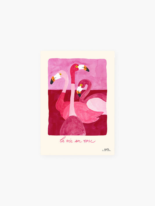 Poster A4 La vie en rose - 15 anni