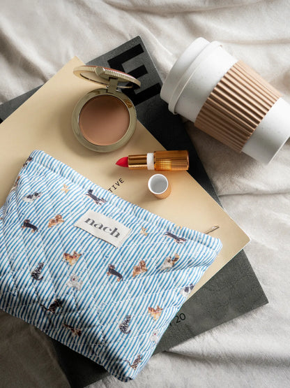 Striped pouch - Like Cats and Dogs