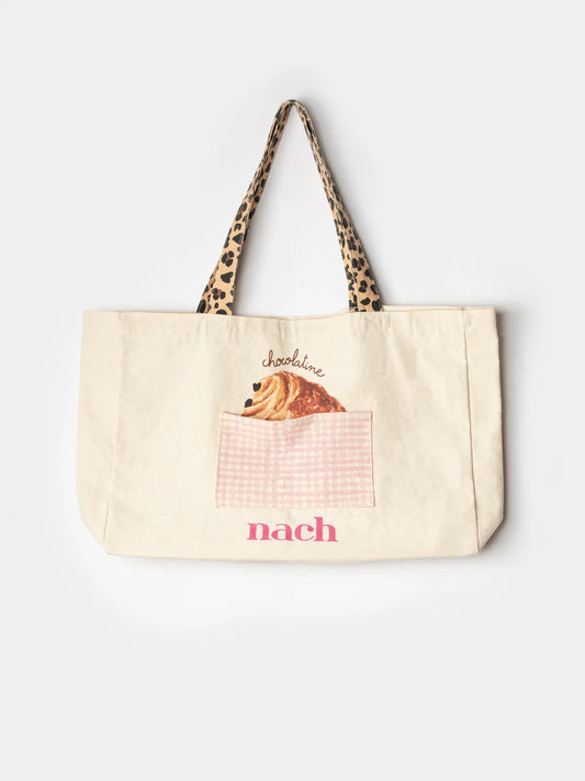 borsa tote al cioccolato