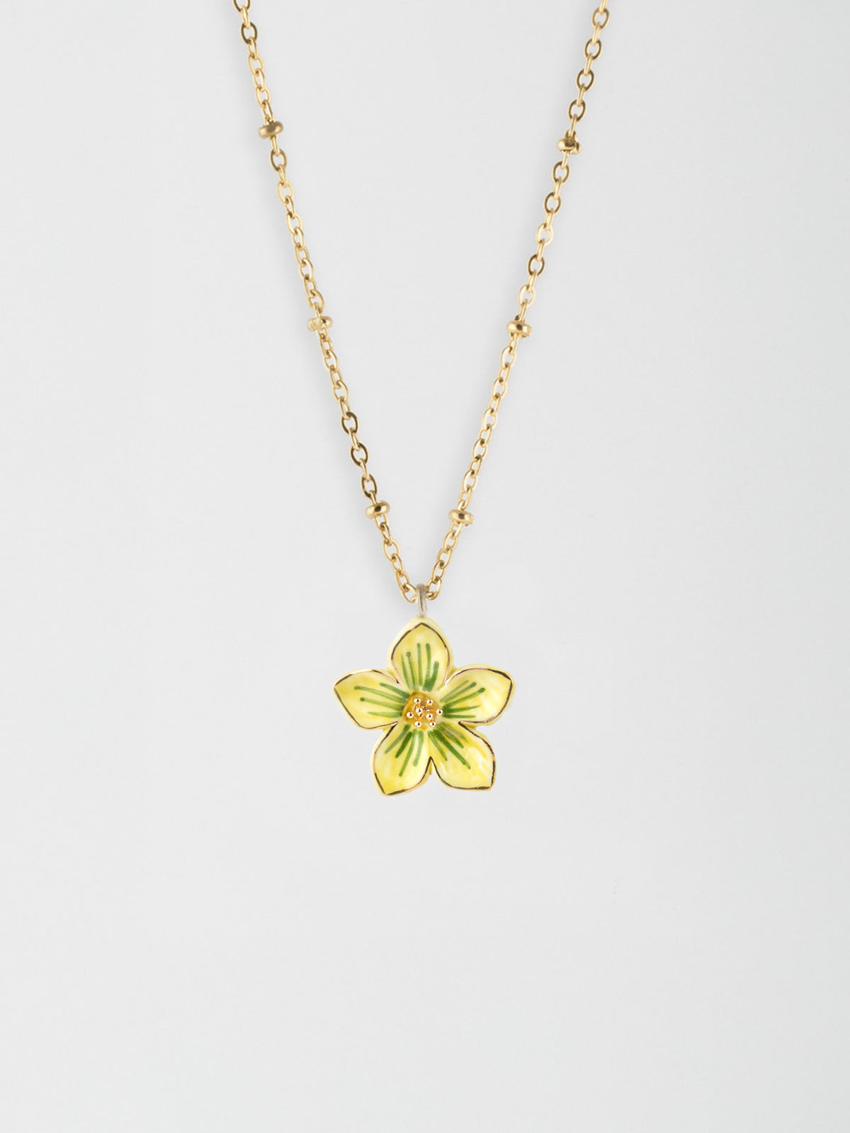 Collana di fiori gialli