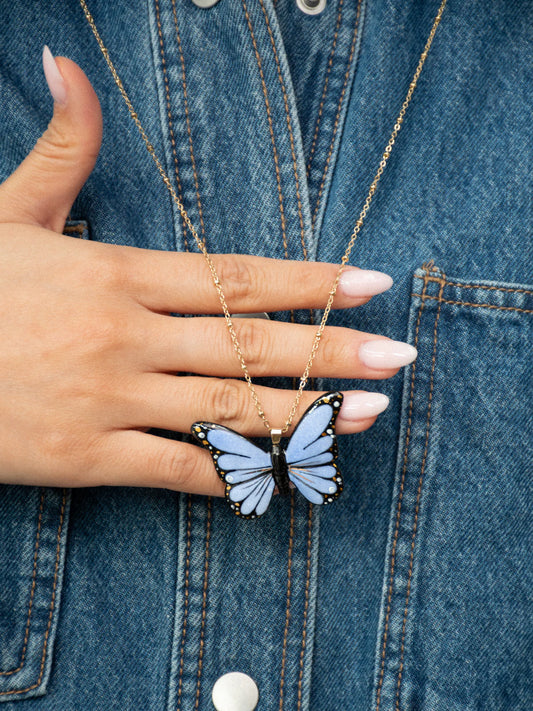 Collier papillon de nuit