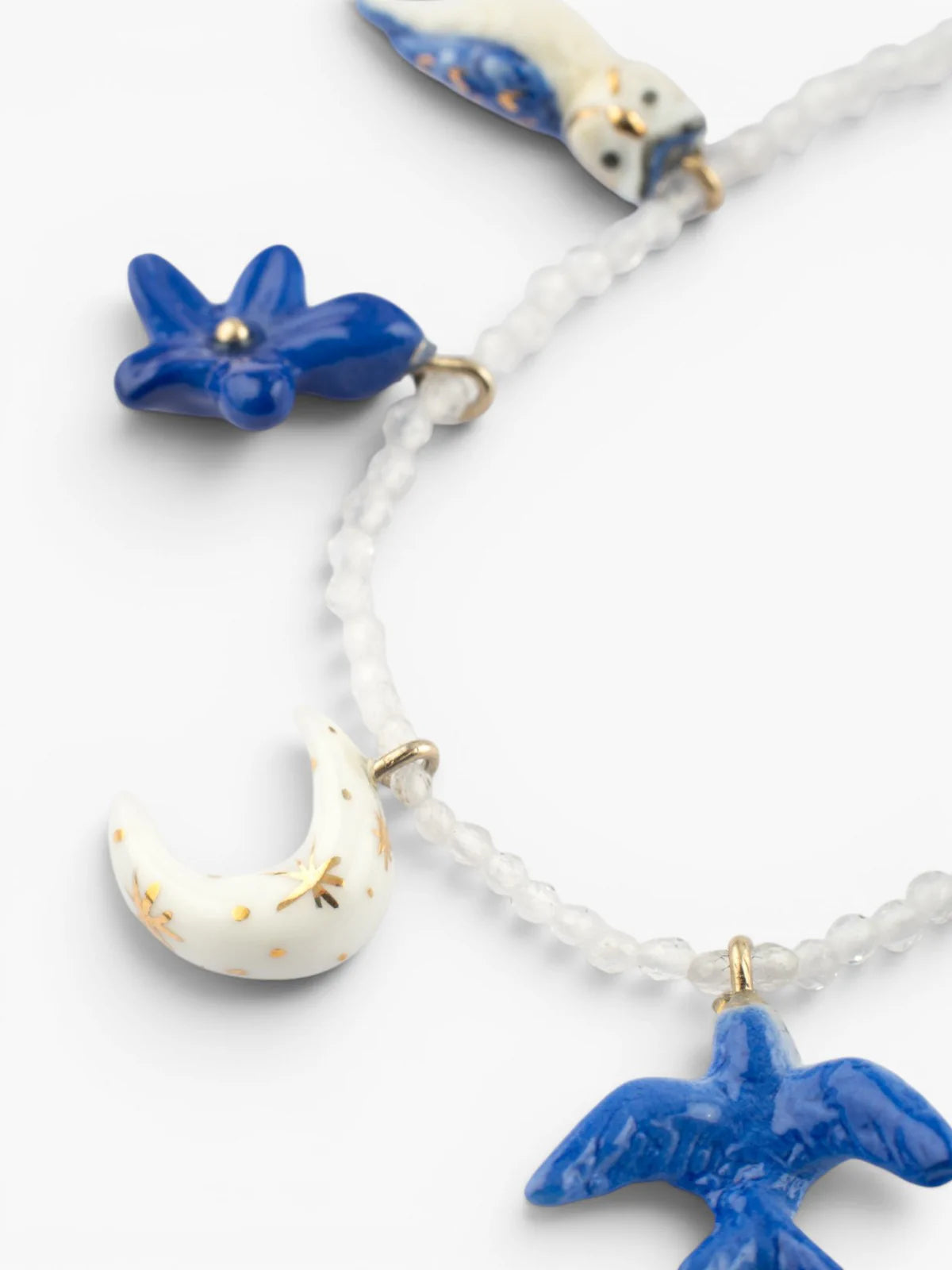 Collier multi cosmic et perles