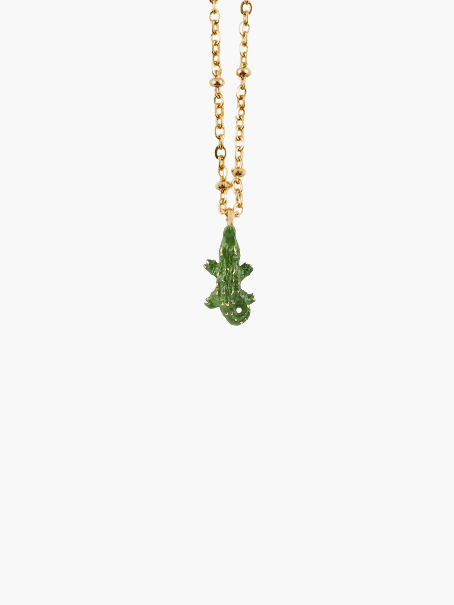 Collier mini crocodile