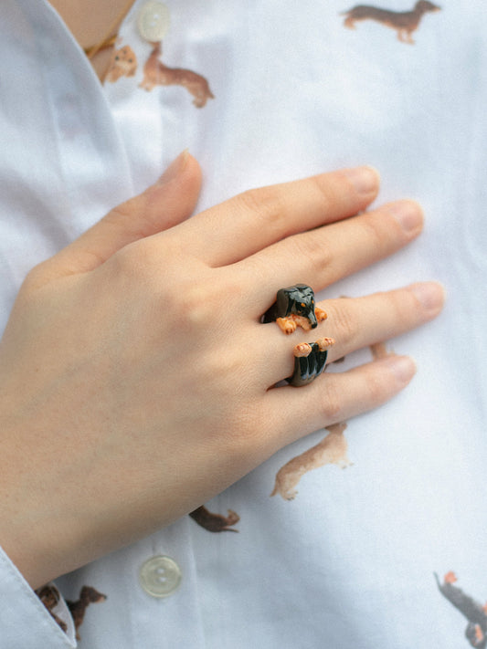 Bague Mochi - Le Teckel