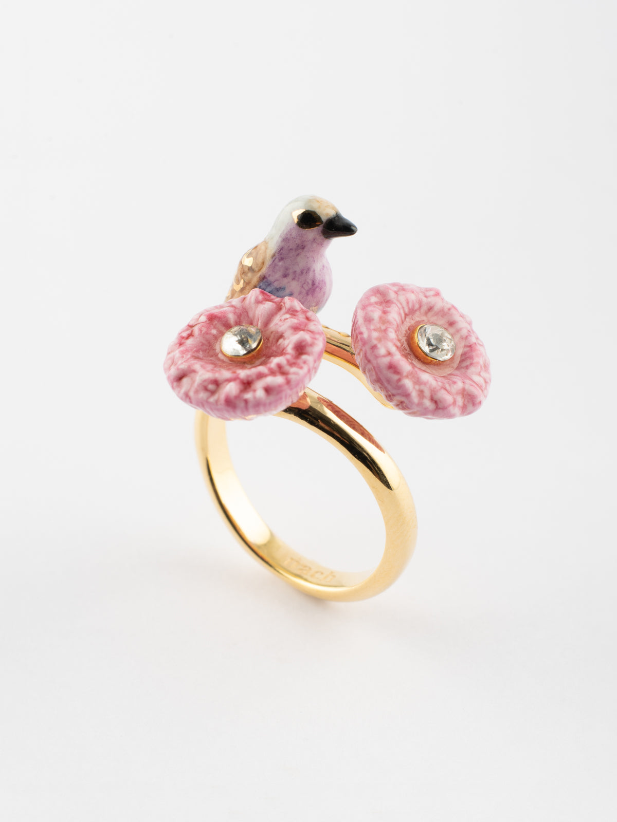 Bague oiseaux et chardon