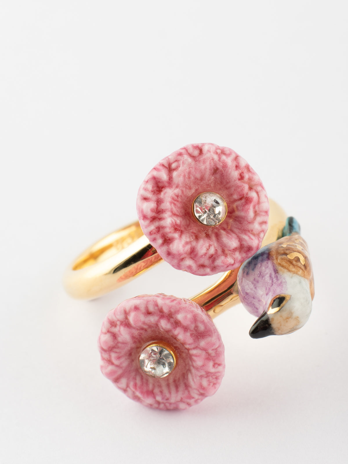 Bague oiseaux et chardon