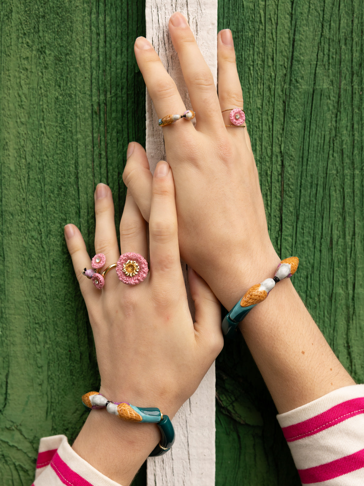 Bague oiseaux et chardon