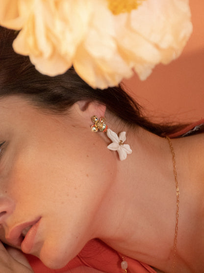 Boucles d'oreilles jasmin - Jasmin et moi