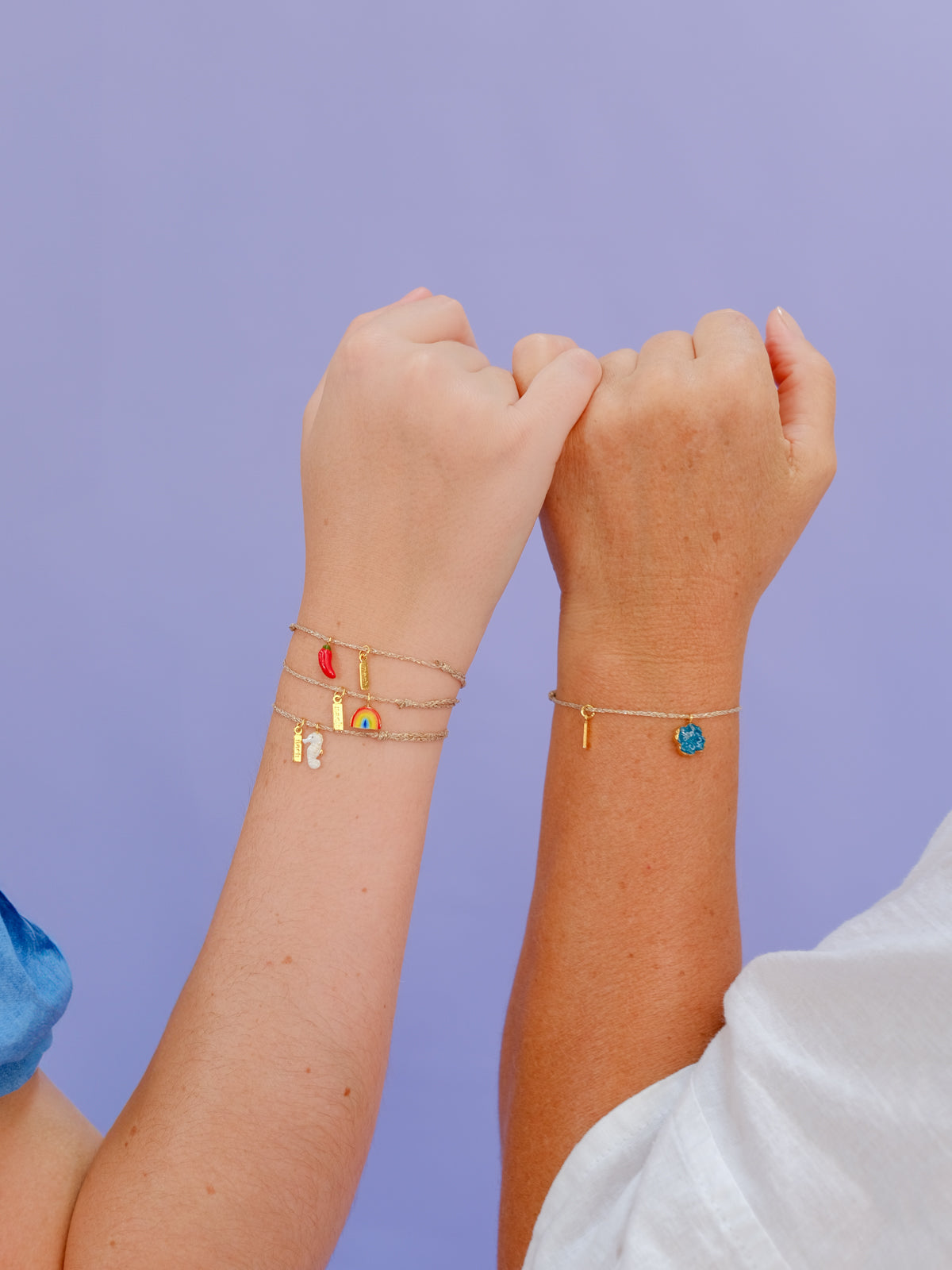 Bracelet arc-en-ciel - Lucky you