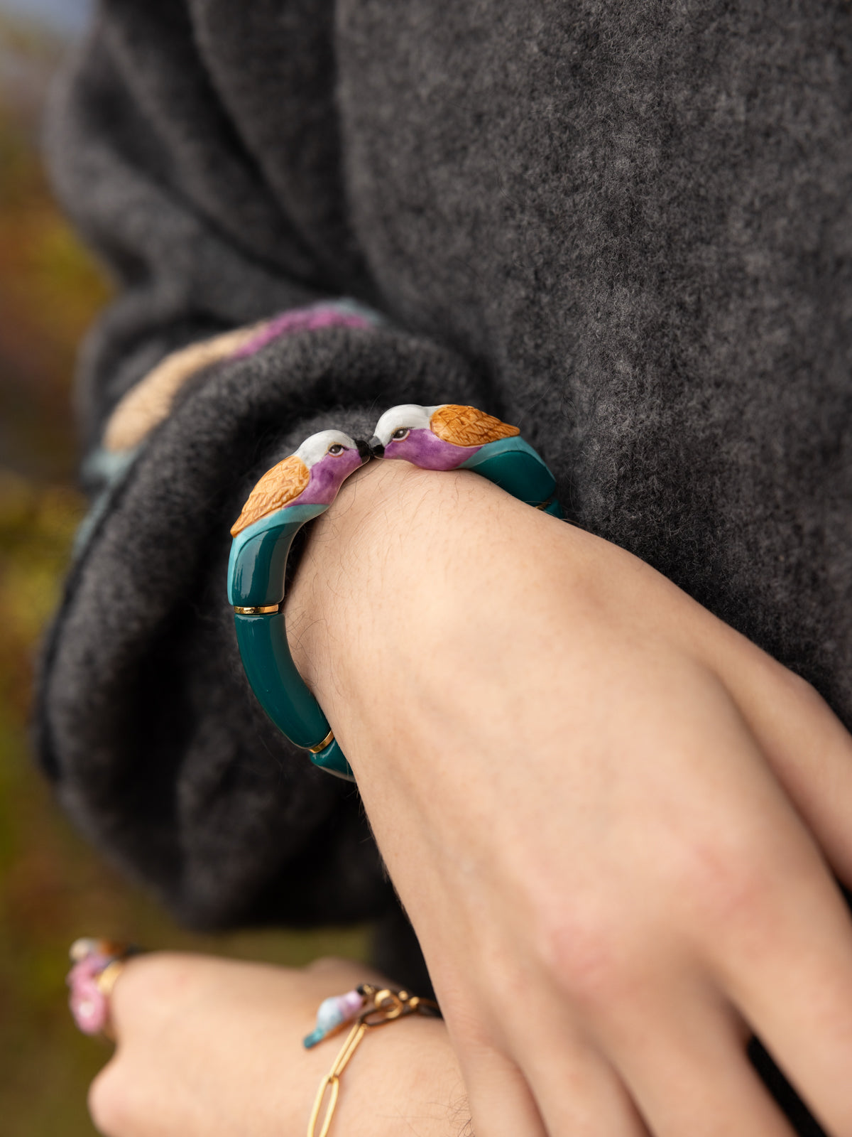 Bracelet bisou oiseau