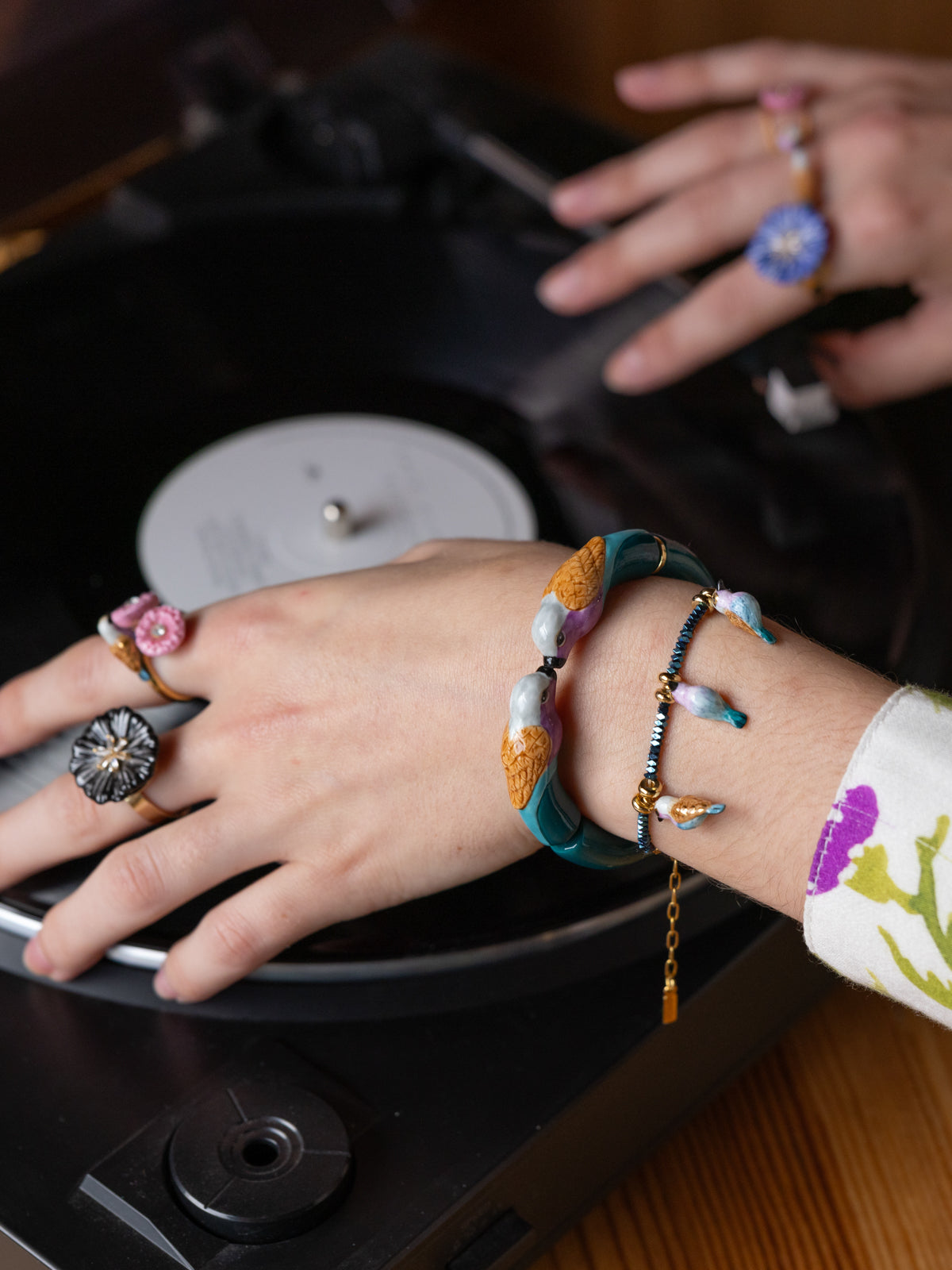 Bracelet bisou oiseau