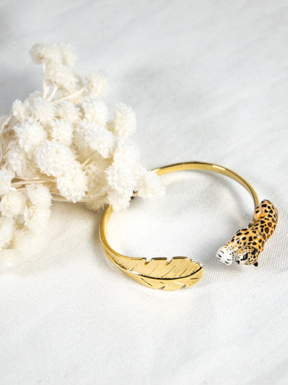 Bracelet FaceToFace léopard et palme