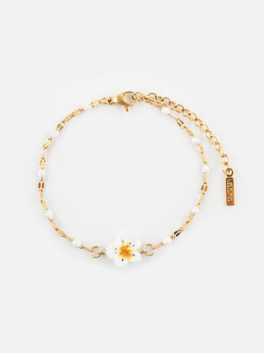 Bracelet fleur de poirier