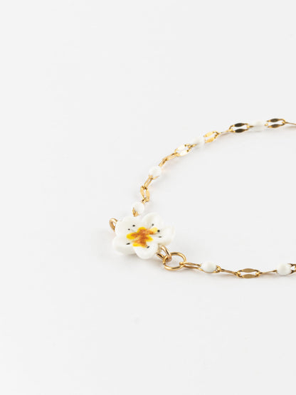 Bracelet fleur de poirier
