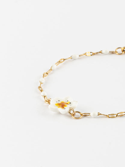 Bracelet fleur de poirier