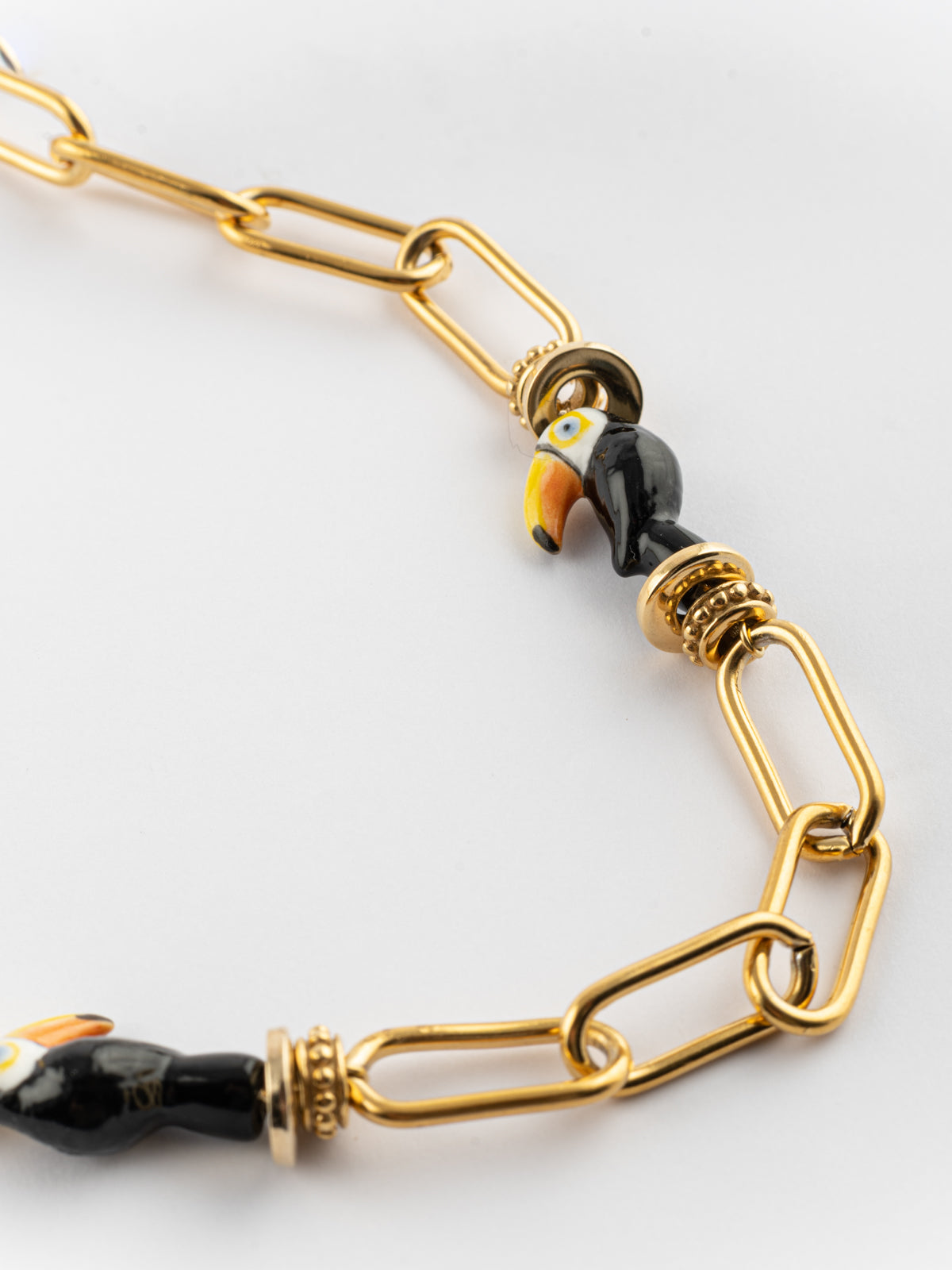Collier chaîne toucan