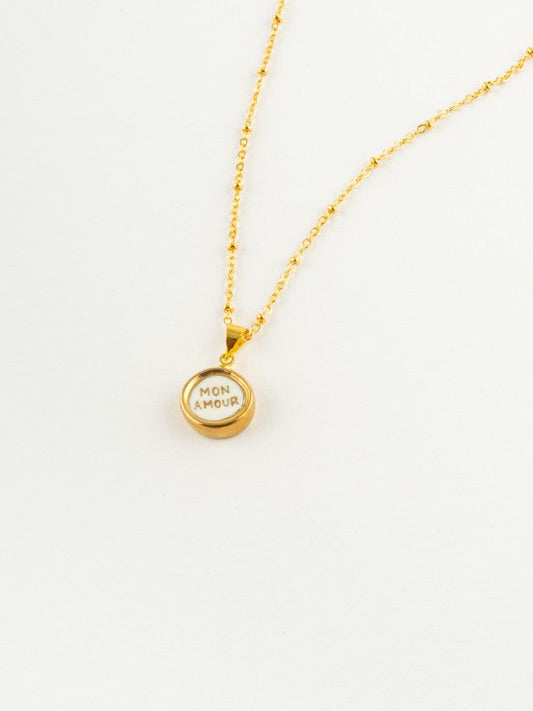"My love" necklace - Words of love