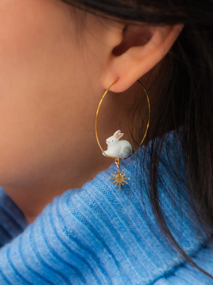 Petites créoles lièvre polaire - Arctique