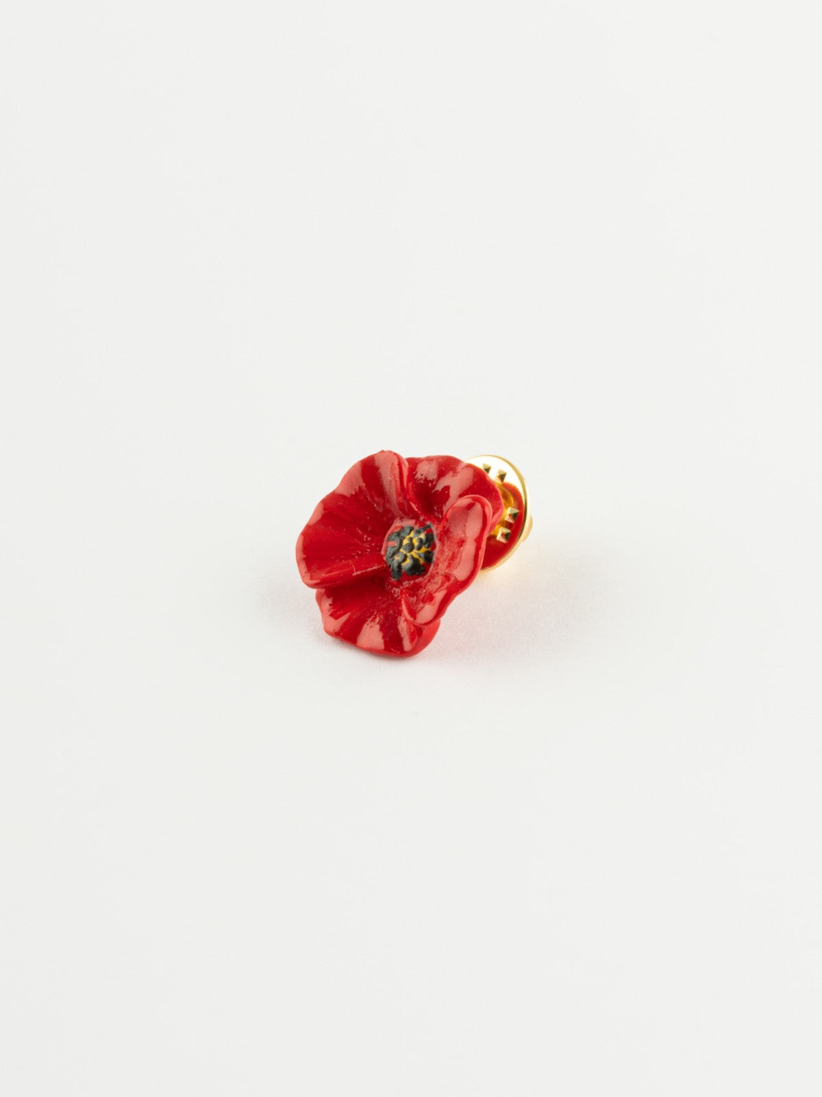 Pin's fleur coquelicot porcelaine Nach