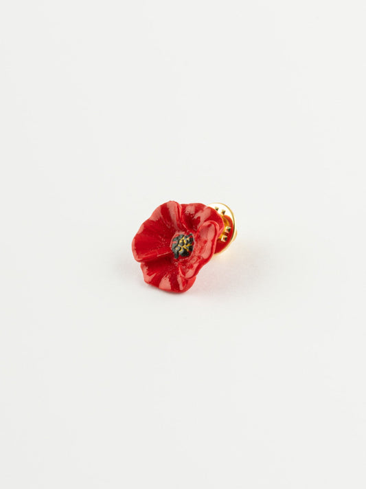 Pin's fleur coquelicot porcelaine Nach
