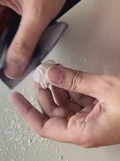 Orecchini di corallo e pesce